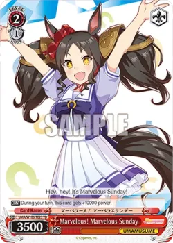 Marvelous! Marvelous Sunday #UMA/W106-TE23 · Weiss Schwarz