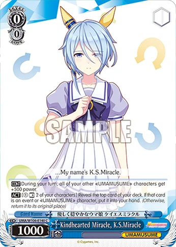Kindhearted Miracle, K.S.Miracle 「UMA/W106-E140」「EN」