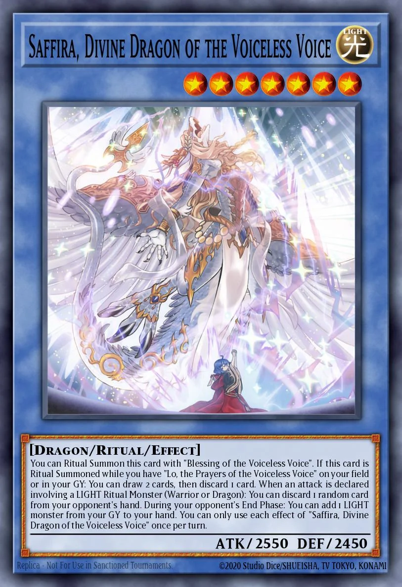 Saffira, Divine Dragon of the Voiceless Voice 「EN」