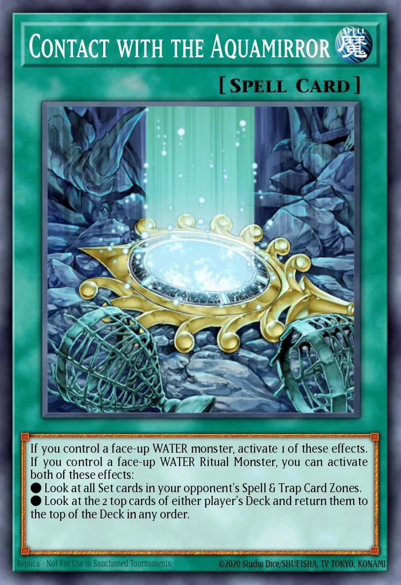 Contact with the Aquamirror 「EN」