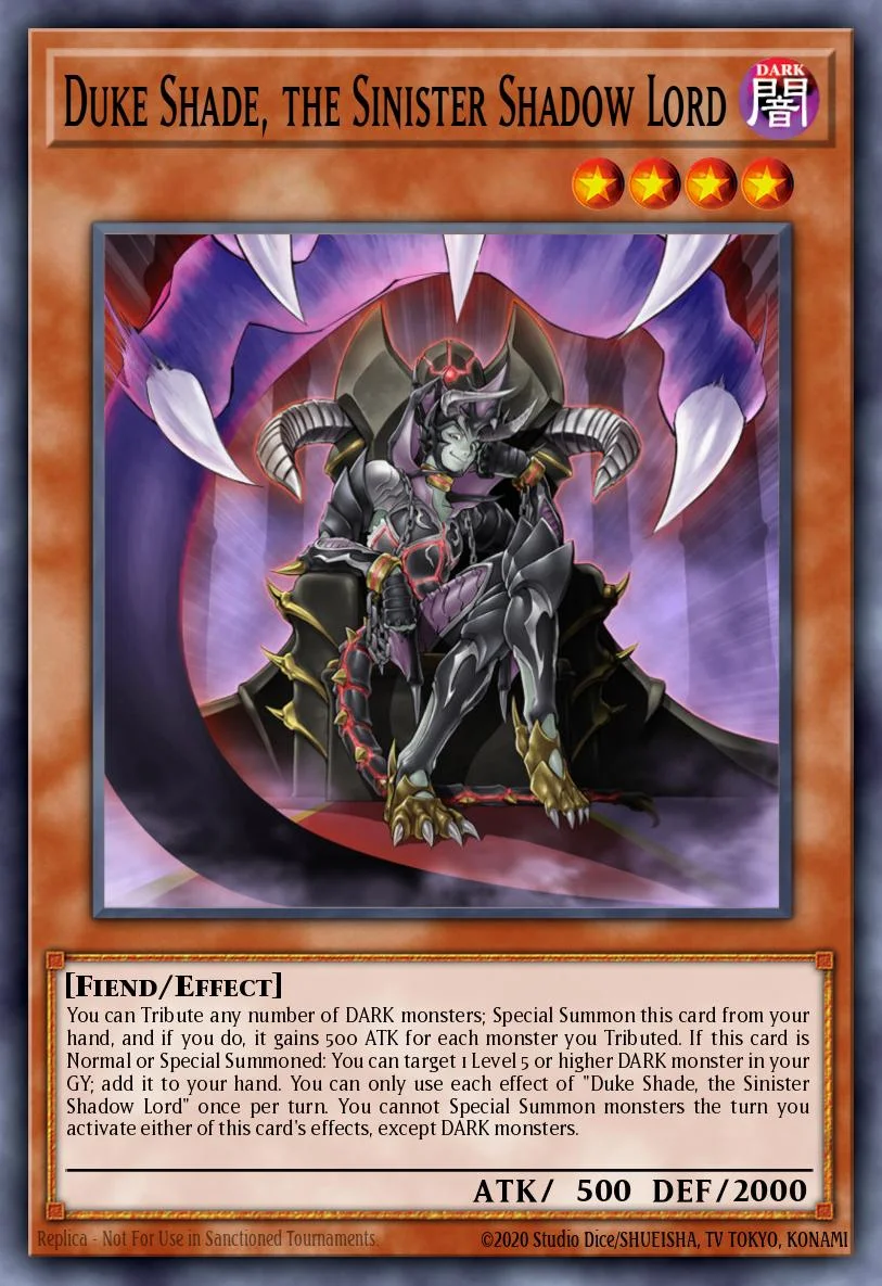Duke Shade, the Sinister Shadow Lord 「EN」