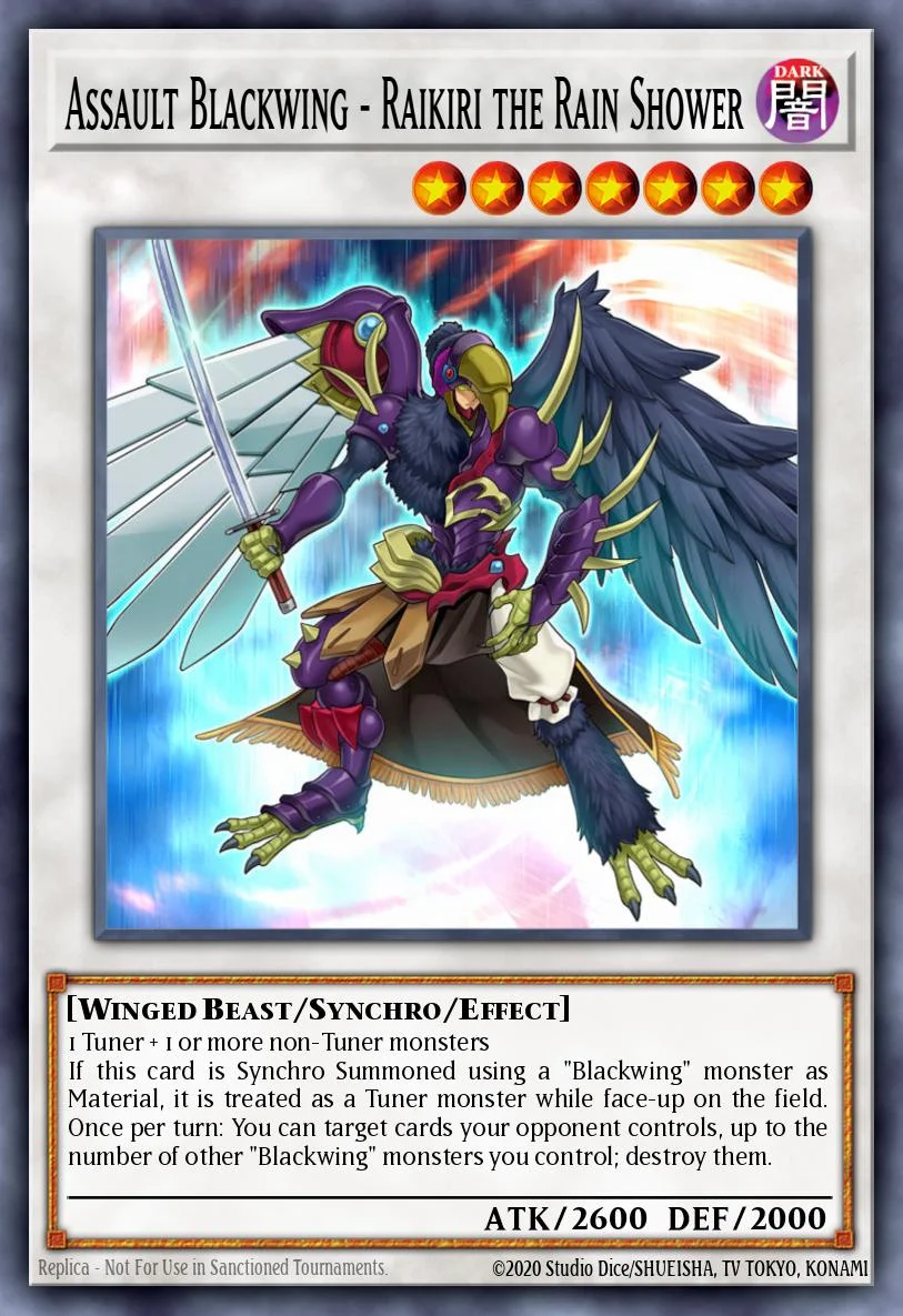 Assault Blackwing - Raikiri the Rain Shower 「EN」