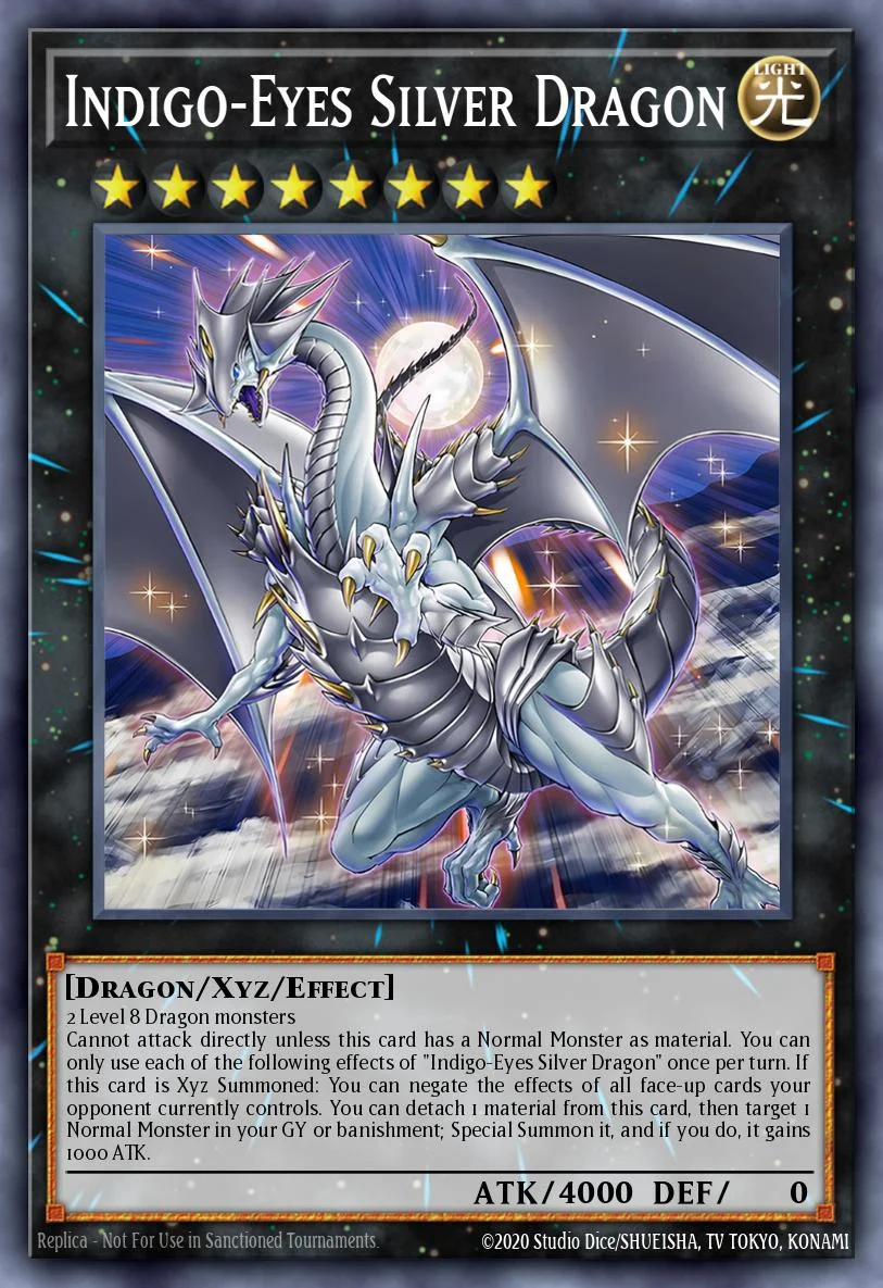 Indigo-Eyes Silver Dragon 「EN」