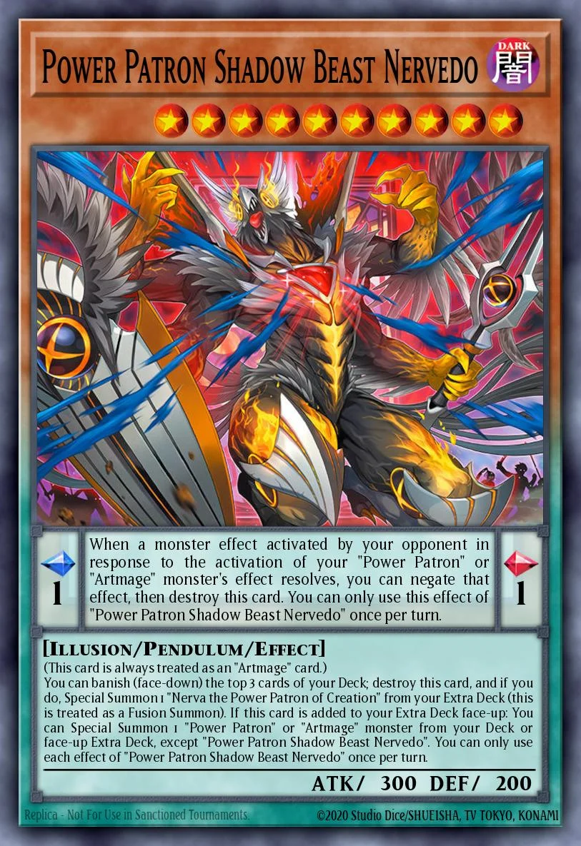 Nervedo the Shadebeast Power Patron 「EN」