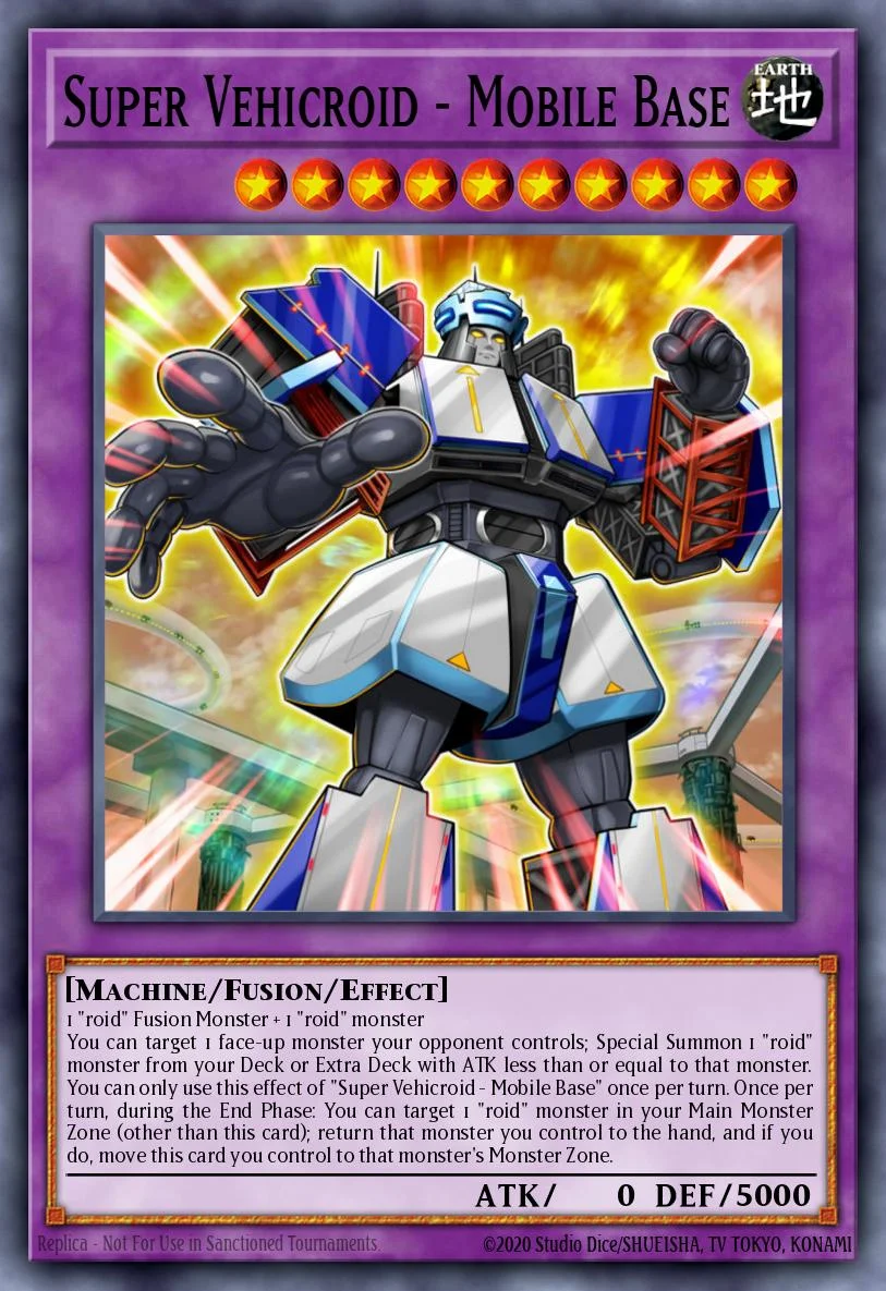Super Vehicroid - Mobile Base 「EN」