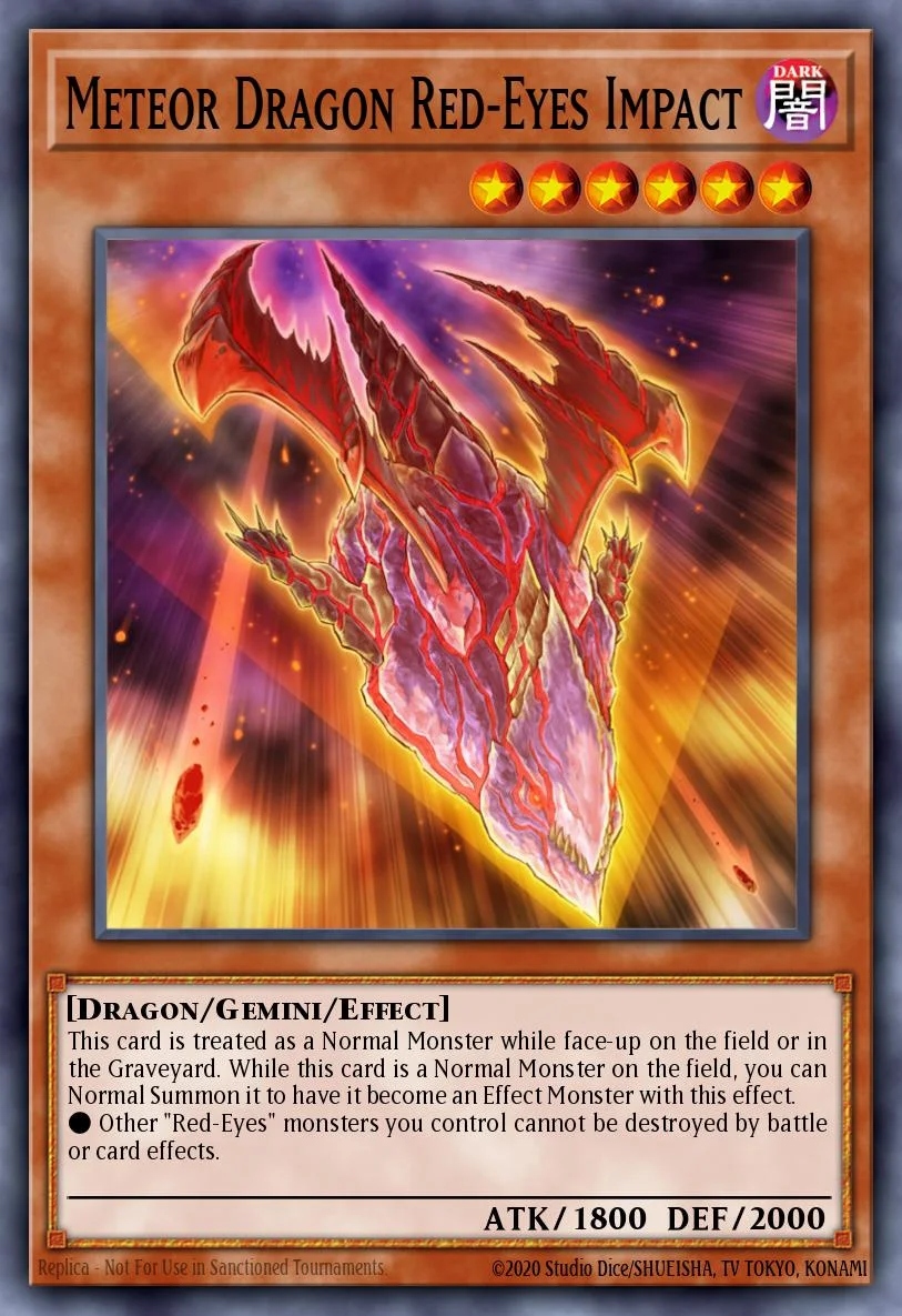 Meteor Dragon Red-Eyes Impact 「EN」