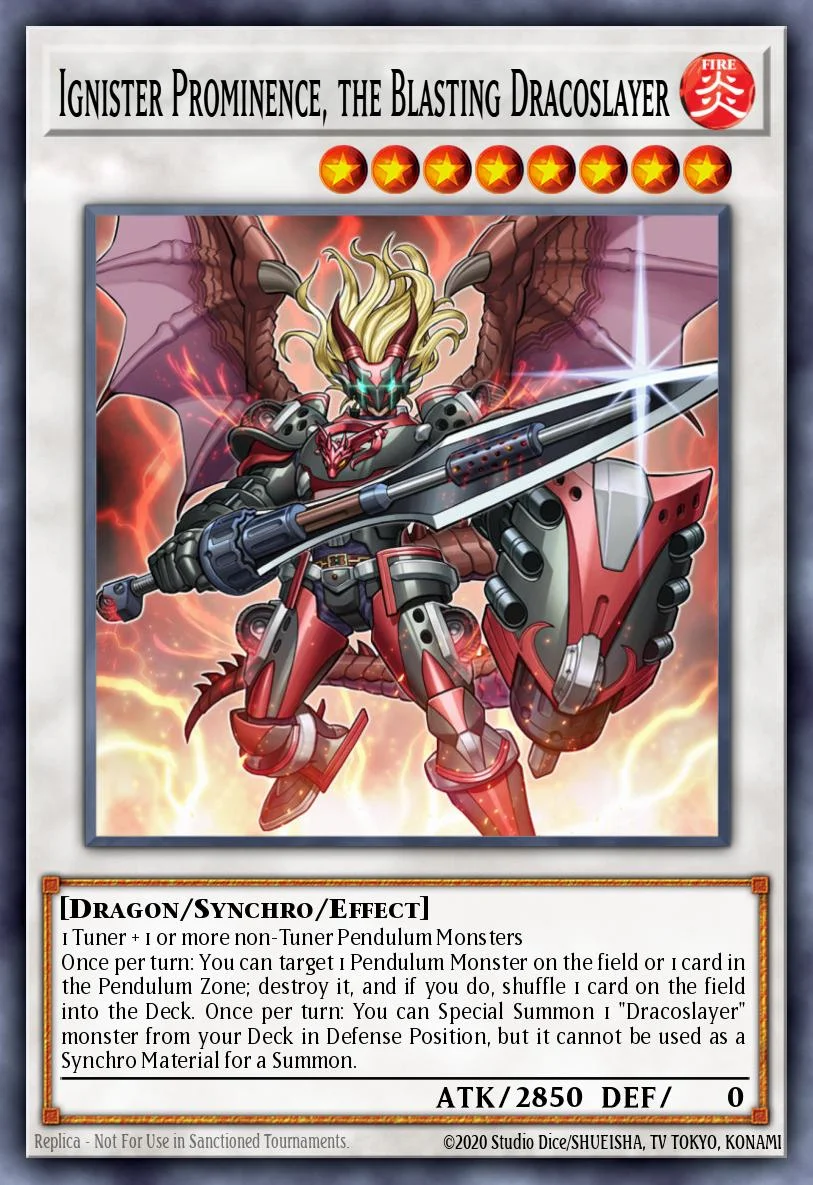 Ignister Prominence, the Blasting Dracoslayer 「EN」