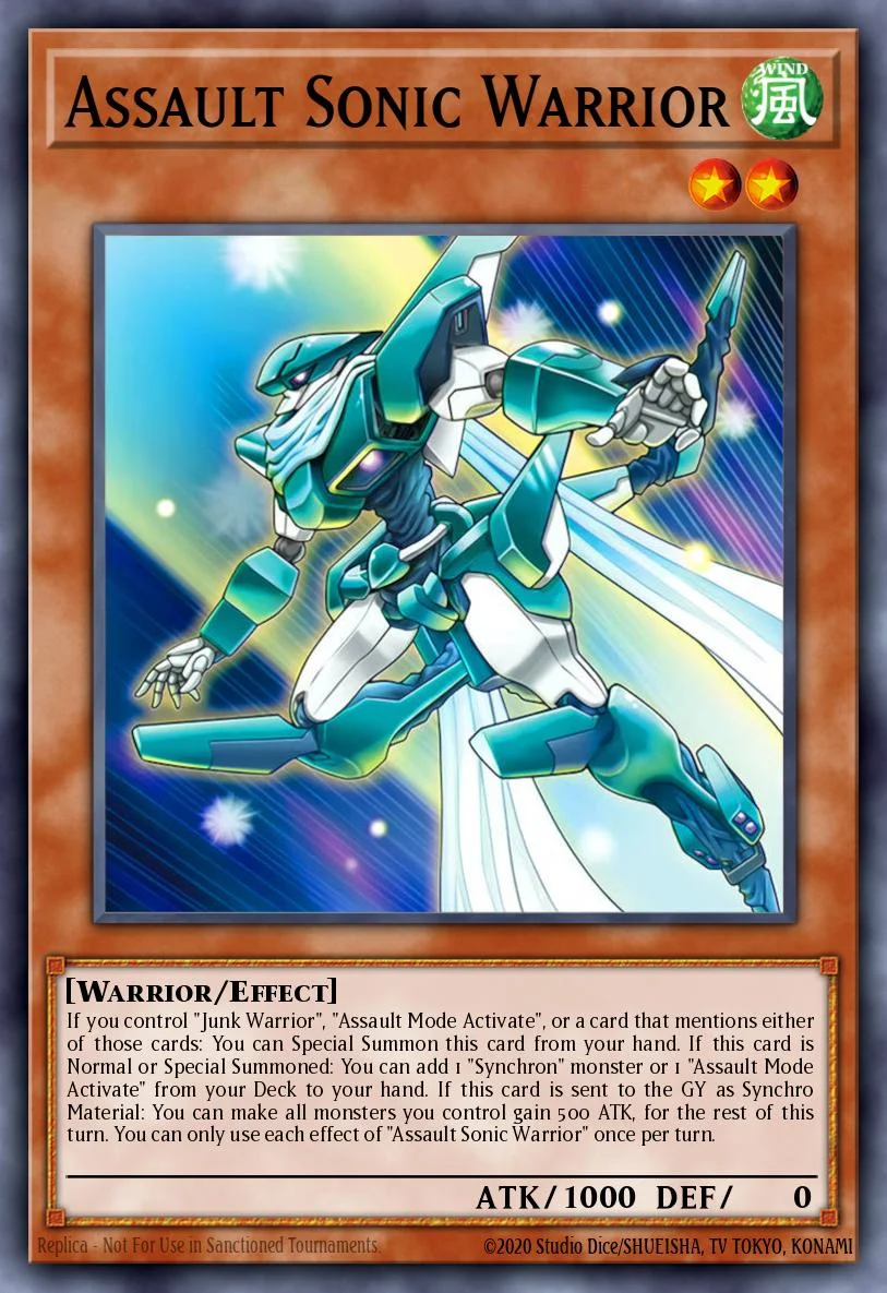 Assault Sonic Warrior 「EN」