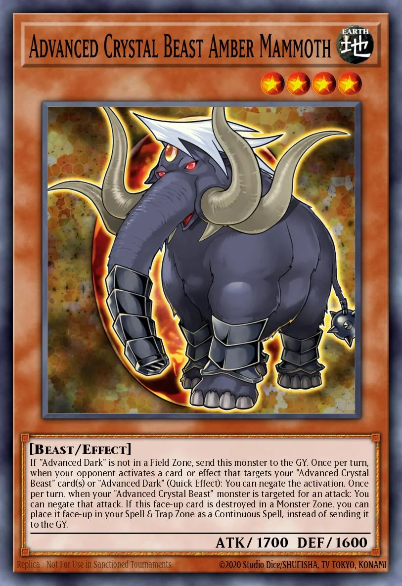 Advanced Crystal Beast Amber Mammoth 「EN」