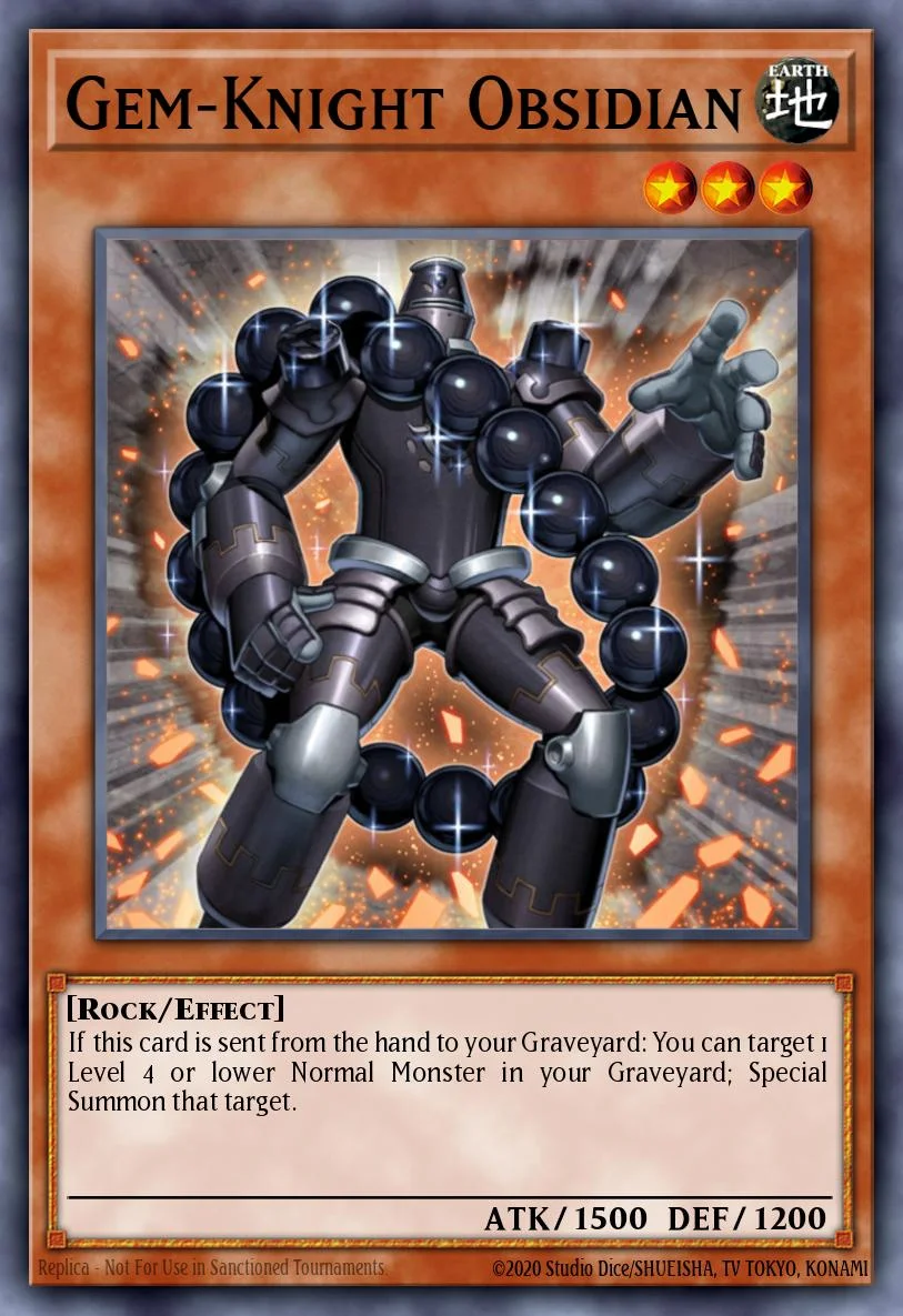 Gem-Knight Obsidian 「EN」