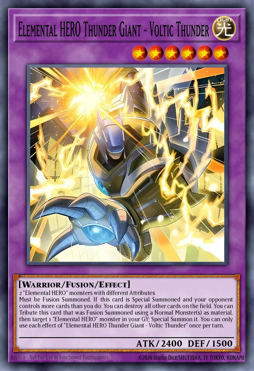 Elemental HERO Thunder Giant - Voltic Thunder 「EN」