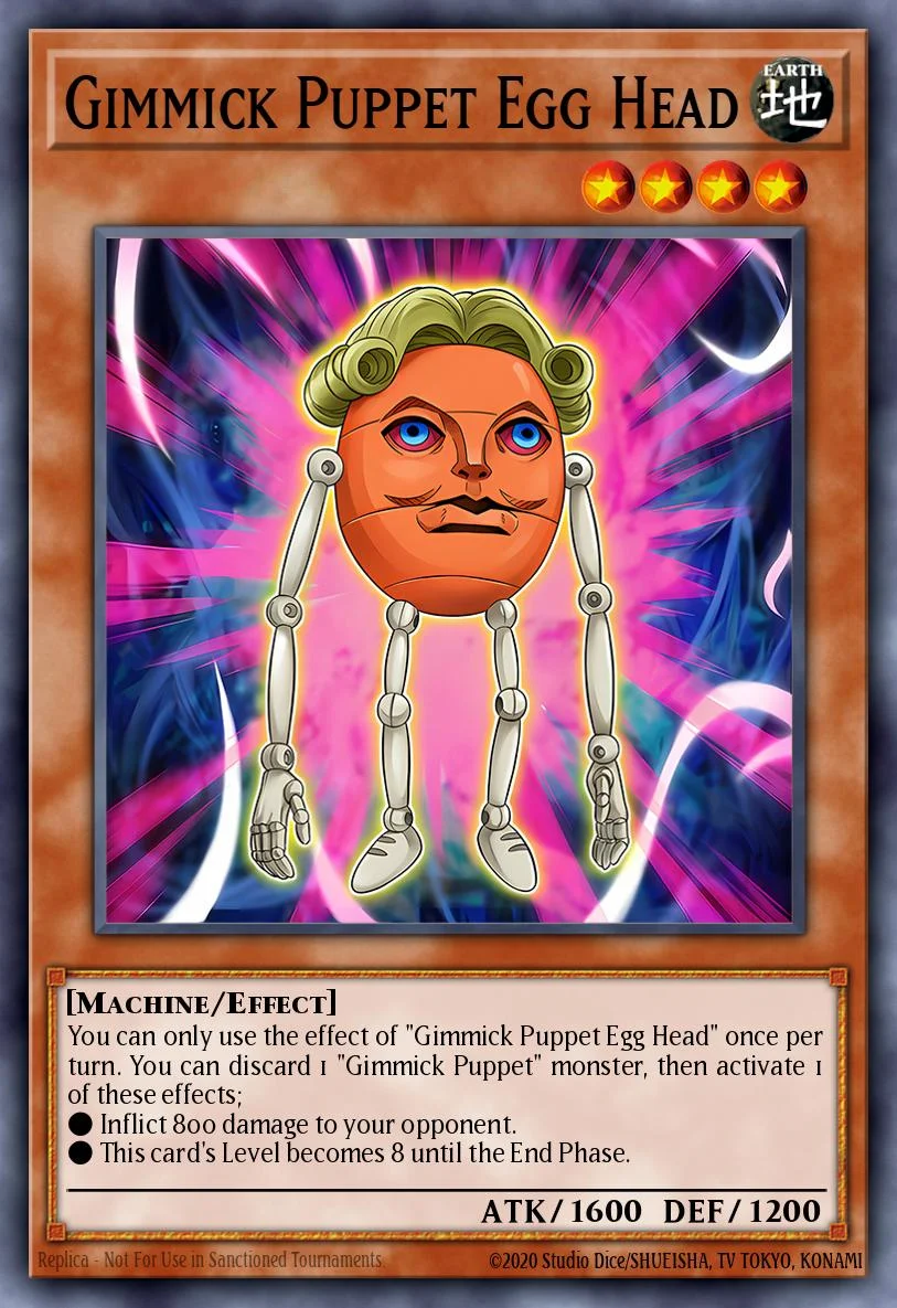 Gimmick Puppet Egg Head 「EN」