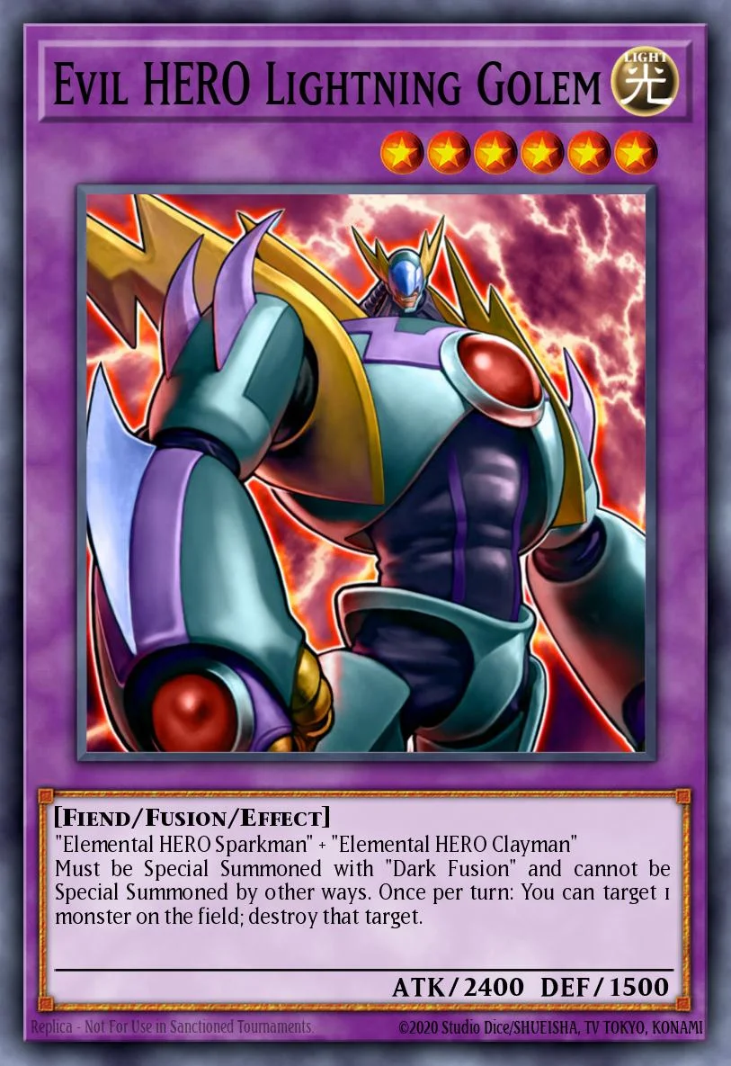 Evil HERO Lightning Golem 「EN」