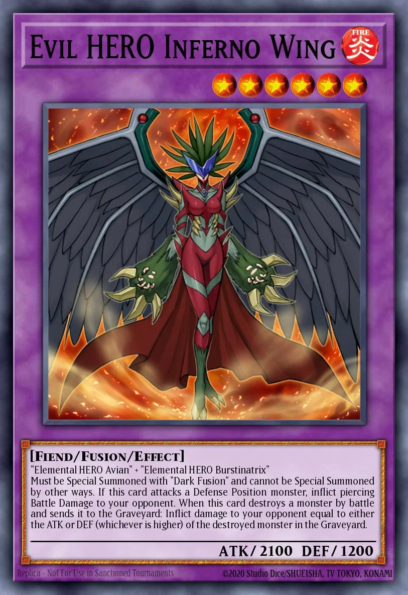 Evil HERO Inferno Wing 「EN」