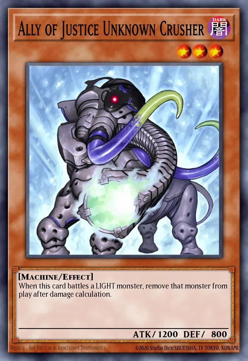 Ally of Justice Unknown Crusher 「EN」