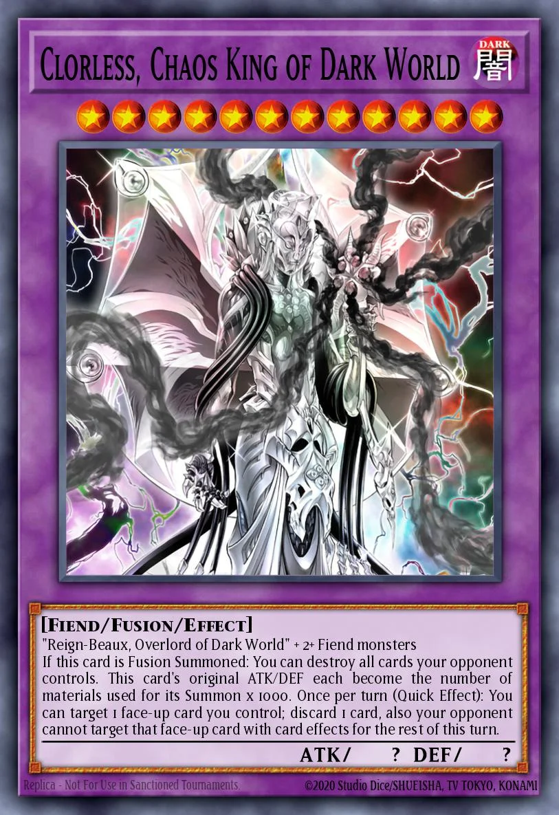 Clorless, Chaos King of Dark World 「EN」
