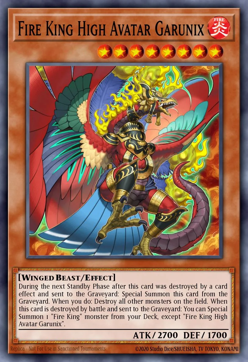 Fire King High Avatar Garunix 「EN」