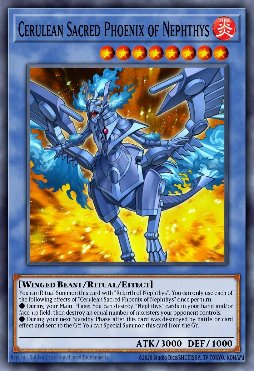 Cerulean Sacred Phoenix of Nephthys 「EN」