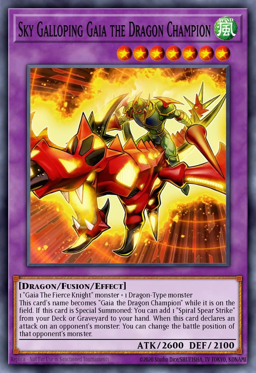 Sky Galloping Gaia the Dragon Champion 「EN」