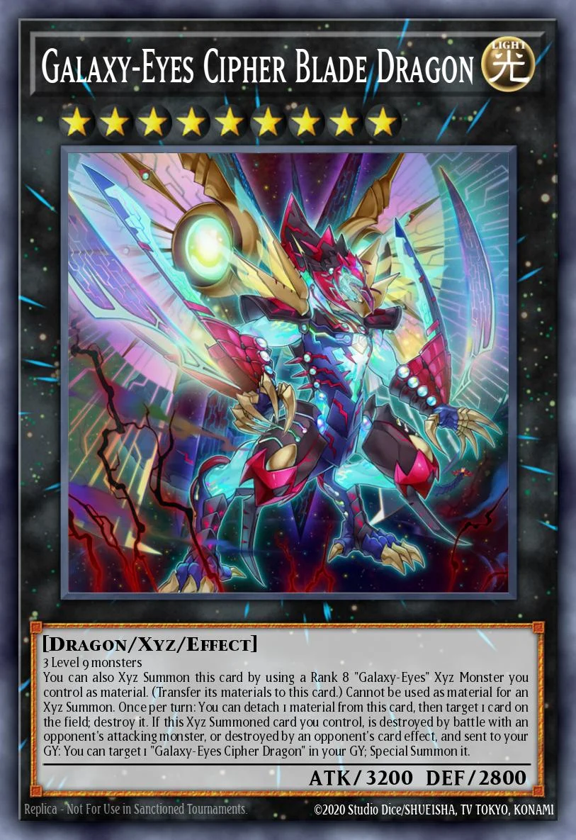 Galaxy-Eyes Cipher Blade Dragon 「EN」