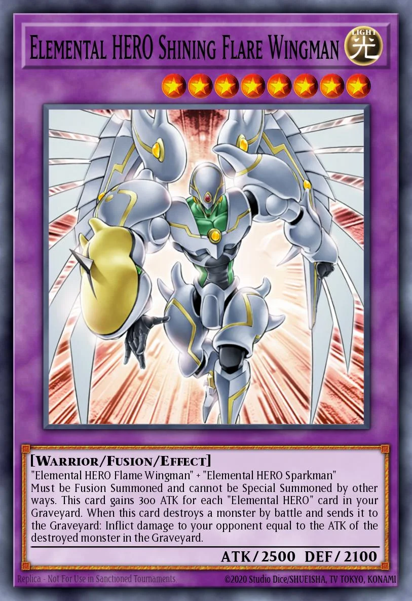 Elemental HERO Shining Flare Wingman 「EN」