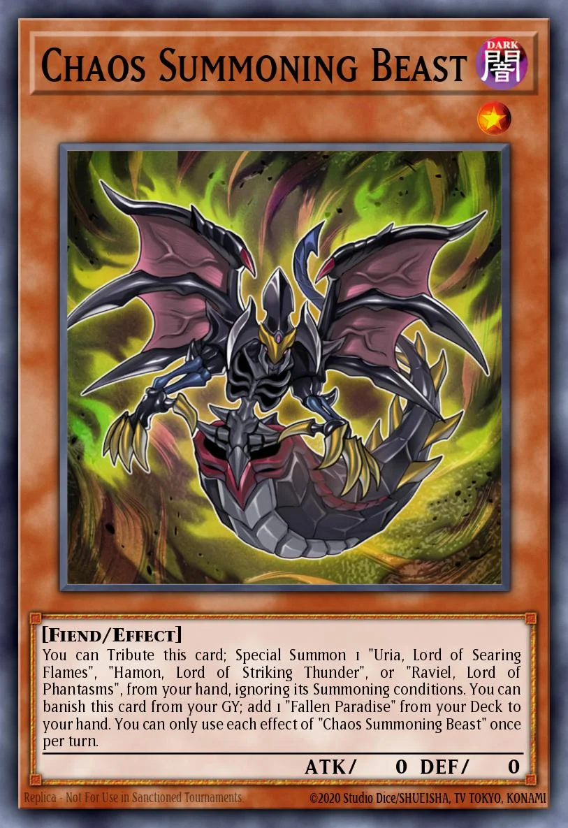 Chaos Summoning Beast 「EN」