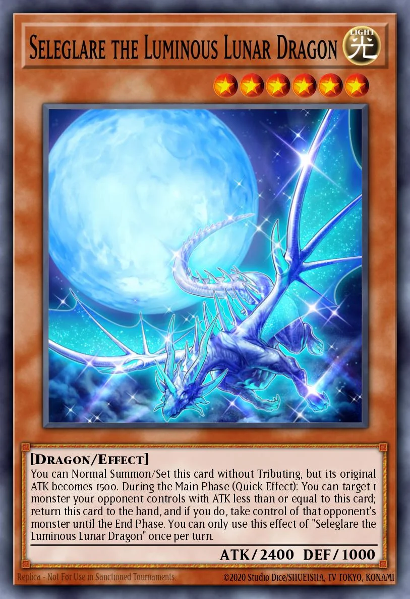 Seleglare the Luminous Lunar Dragon 「EN」