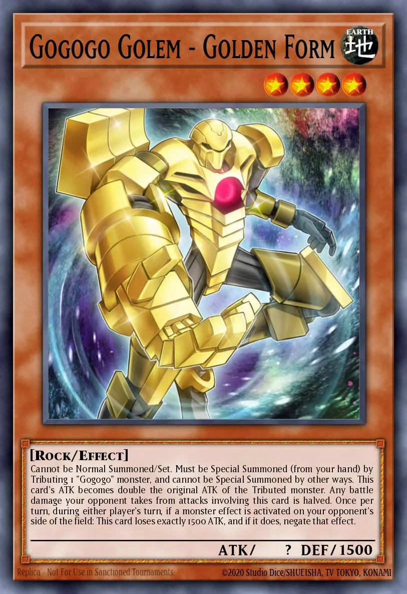 Gogogo Golem - Golden Form 「EN」