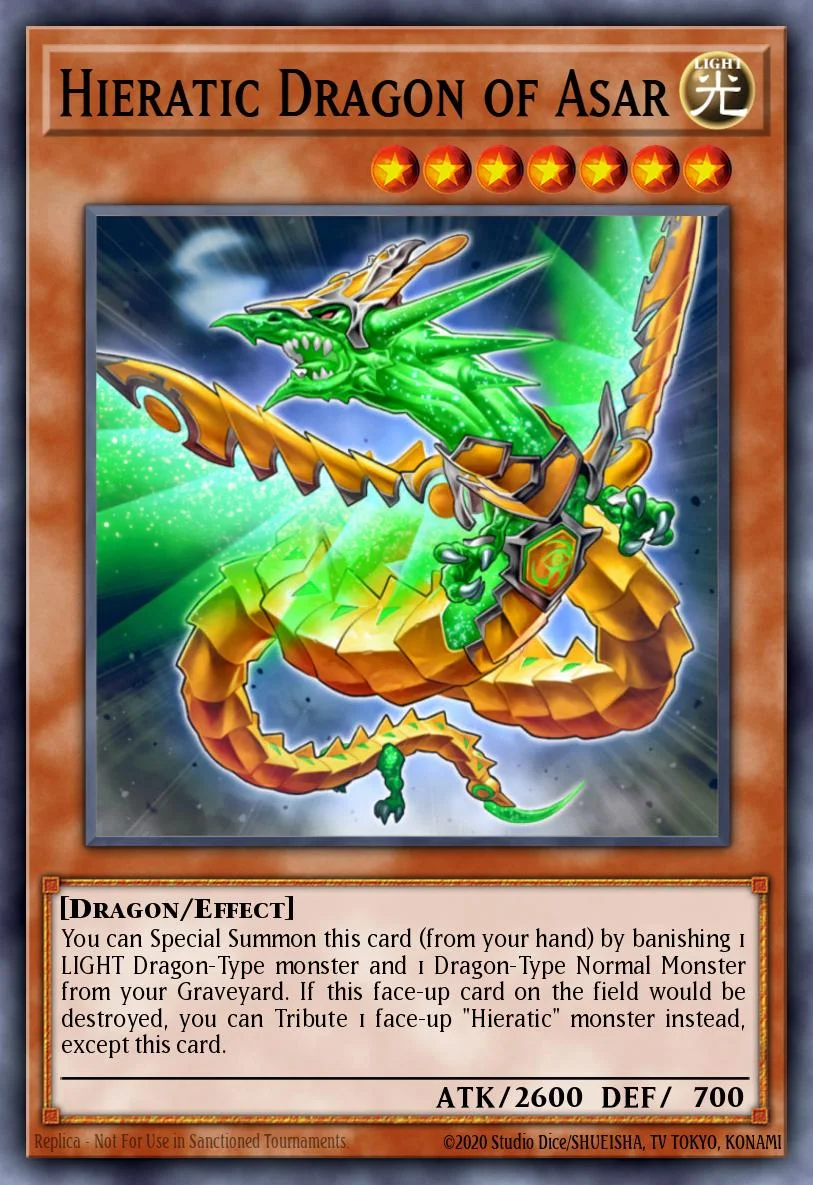 Hieratic Dragon of Asar 「EN」