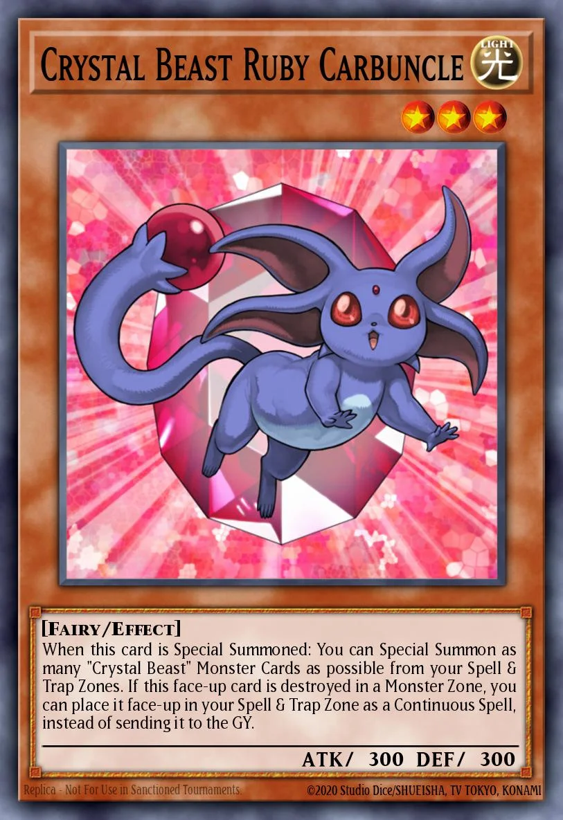Crystal Beast Ruby Carbuncle 「EN」