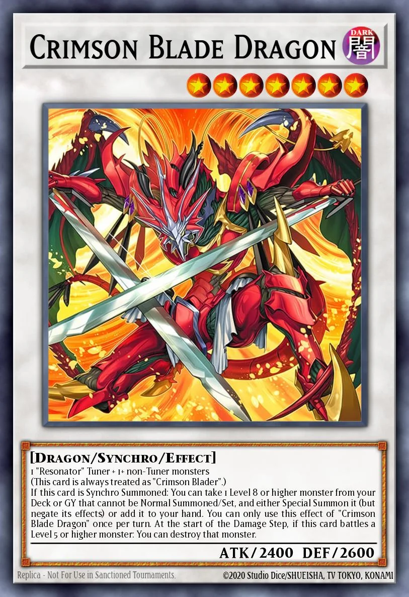 Crimson Blade Dragon 「EN」