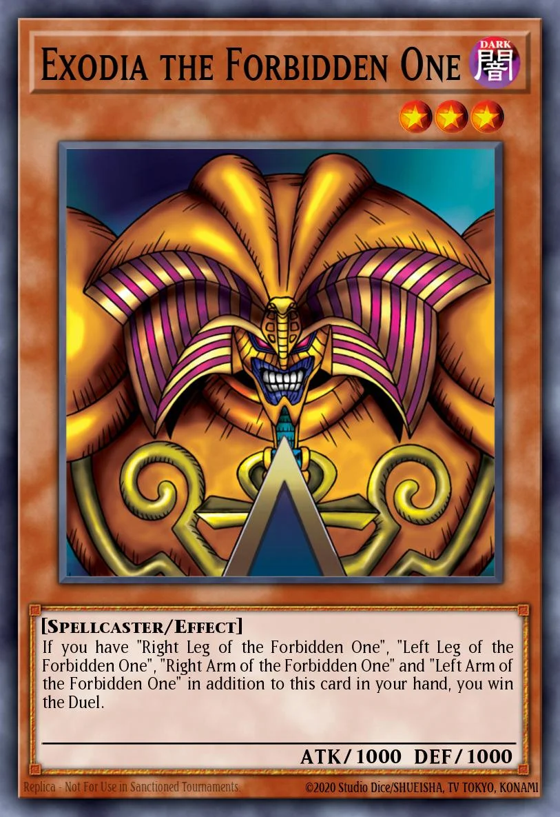 Exodia the Forbidden One 「EN」