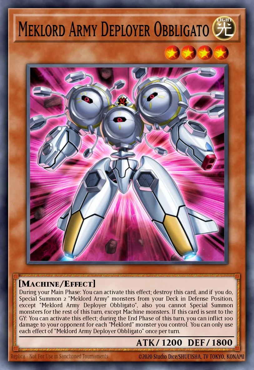 Meklord Army Deployer Obbligato 「EN」
