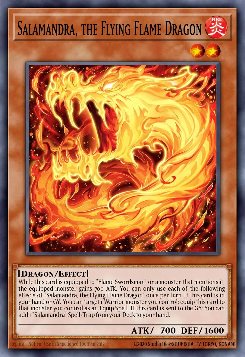 Salamandra, the Flying Flame Dragon 「EN」
