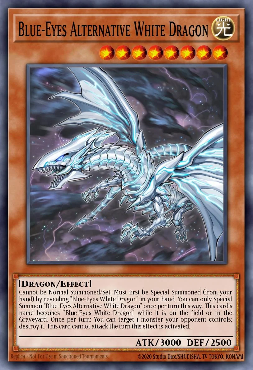 Blue-Eyes Alternative White Dragon 「EN」