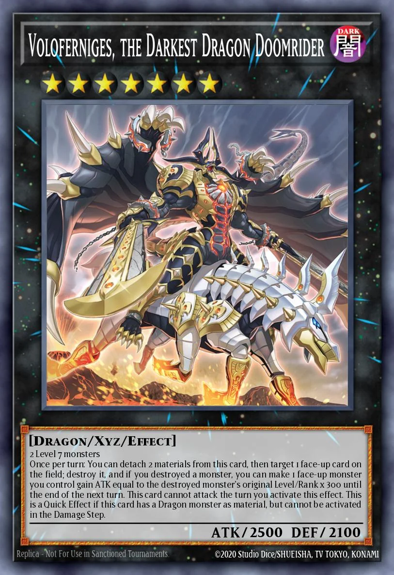 Voloferniges, the Darkest Dragon Doomrider 「EN」