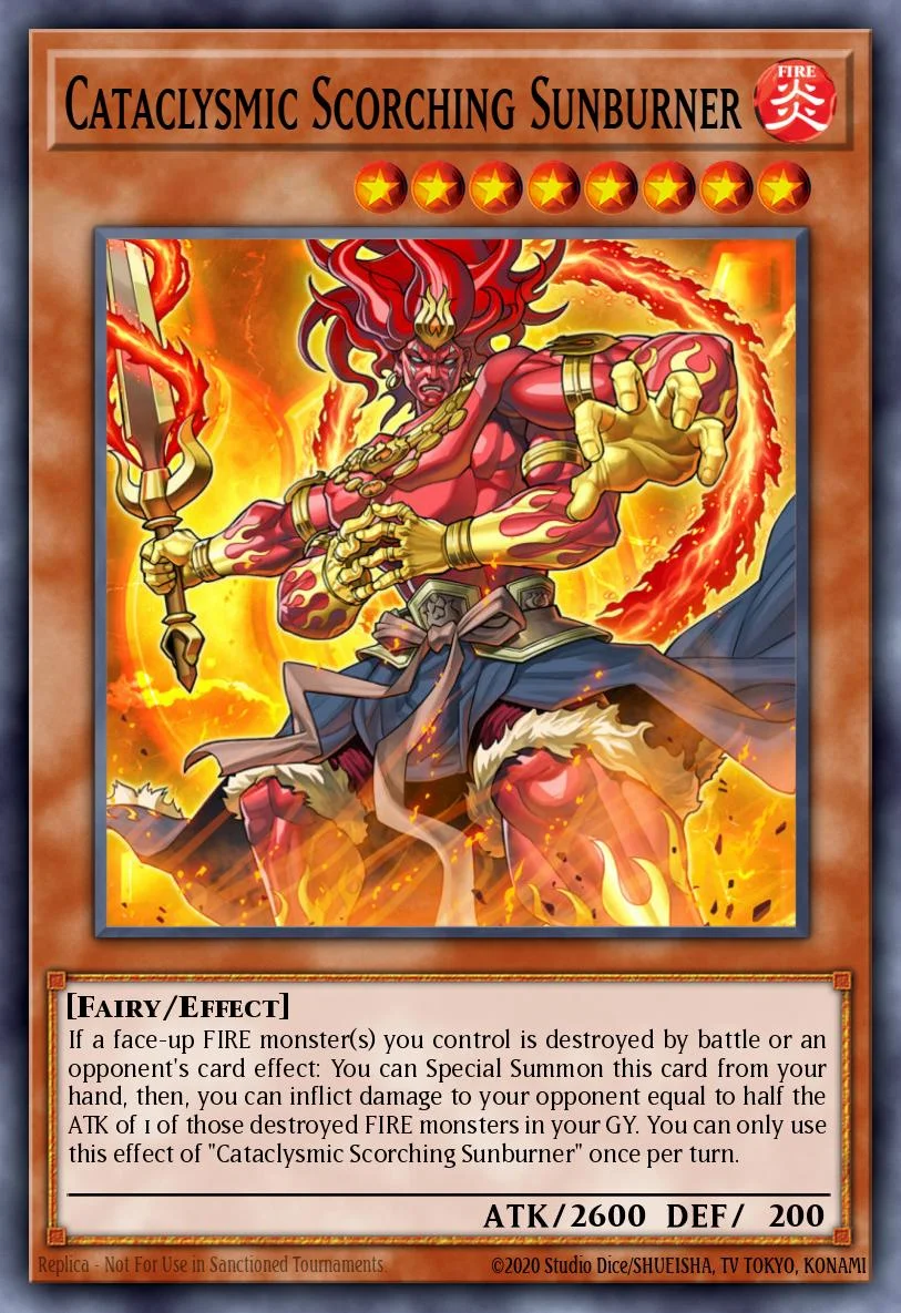 Cataclysmic Scorching Sunburner 「EN」