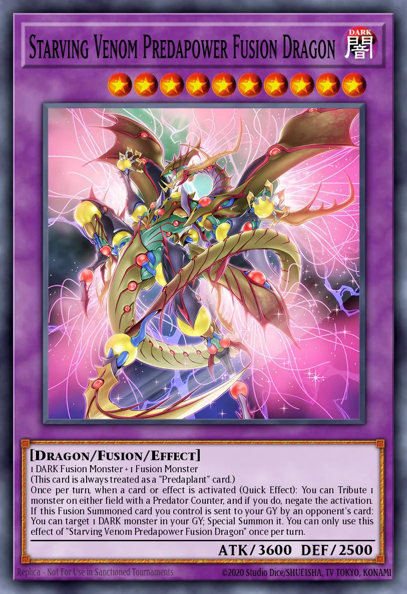 Starving Venom Predapower Fusion Dragon 「EN」
