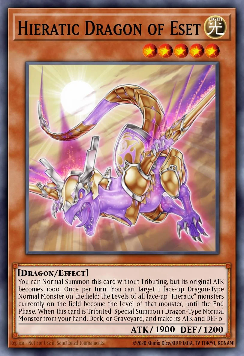 Hieratic Dragon of Eset 「EN」