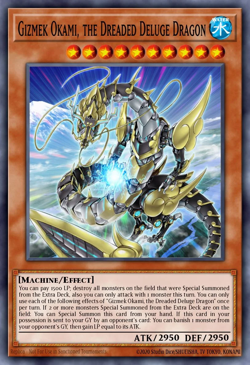 Gizmek Okami, the Dreaded Deluge Dragon 「EN」