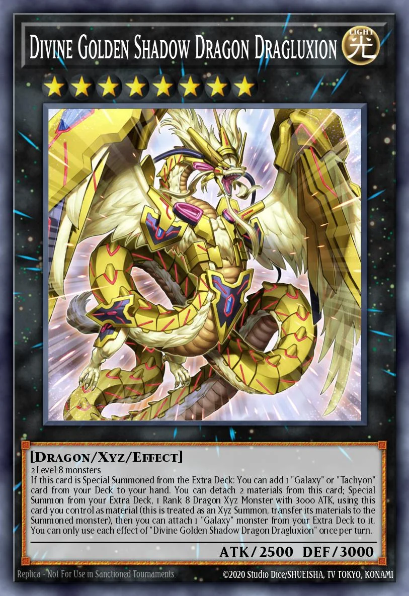 Divine Golden Shadow Dragon Dragluxion 「EN」