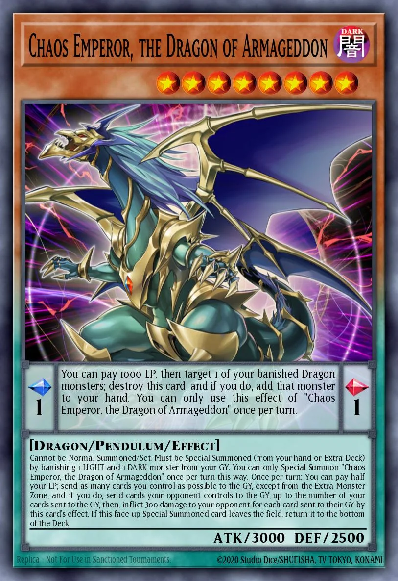 Chaos Emperor, the Dragon of Armageddon 「EN」