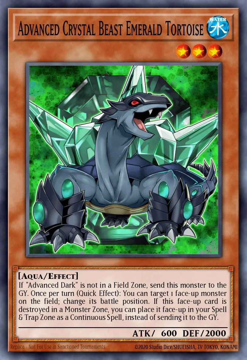 Advanced Crystal Beast Emerald Tortoise 「EN」