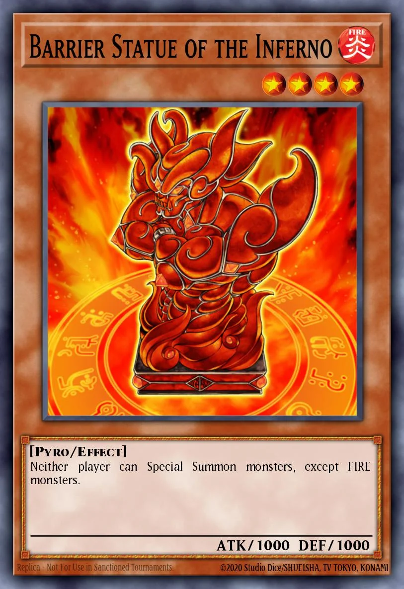 Barrier Statue of the Inferno 「EN」