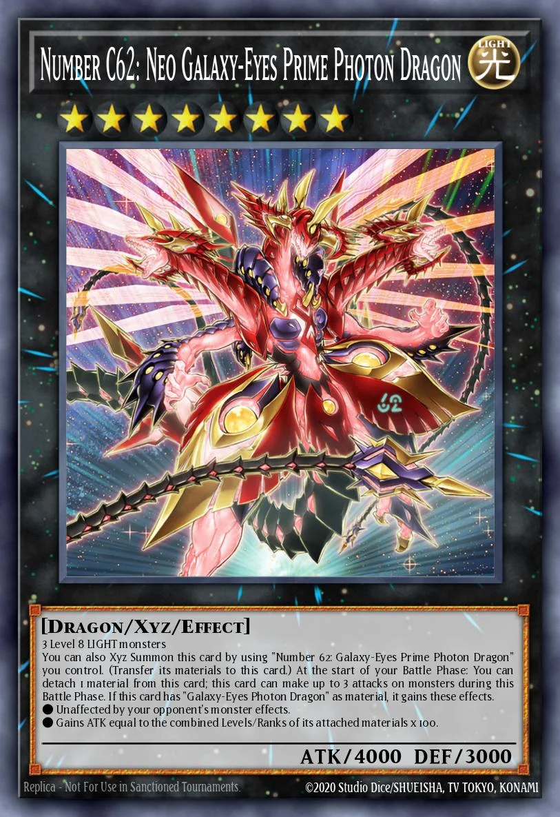 Number C62: Neo Galaxy-Eyes Prime Photon Dragon 「EN」