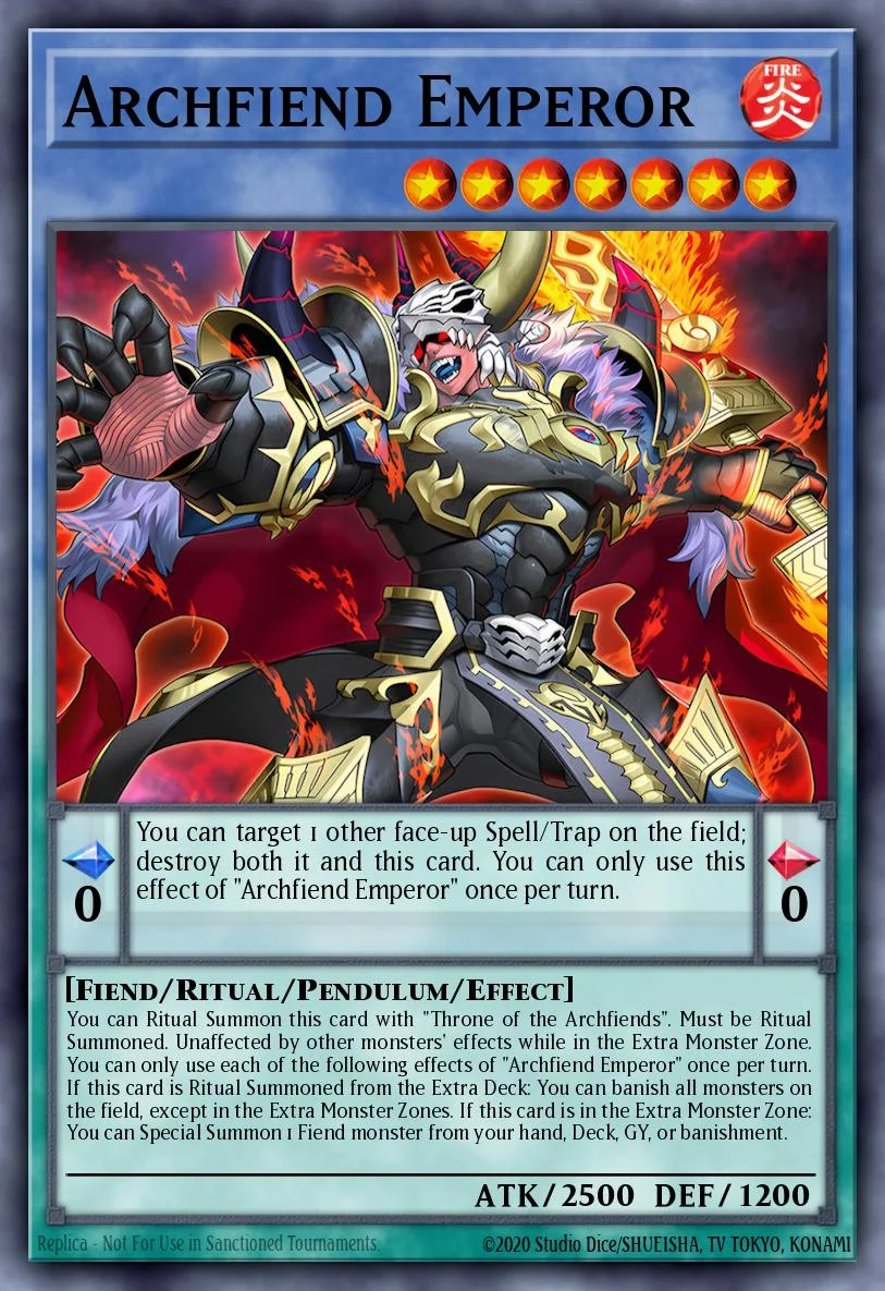 Archfiend Emperor 「EN」