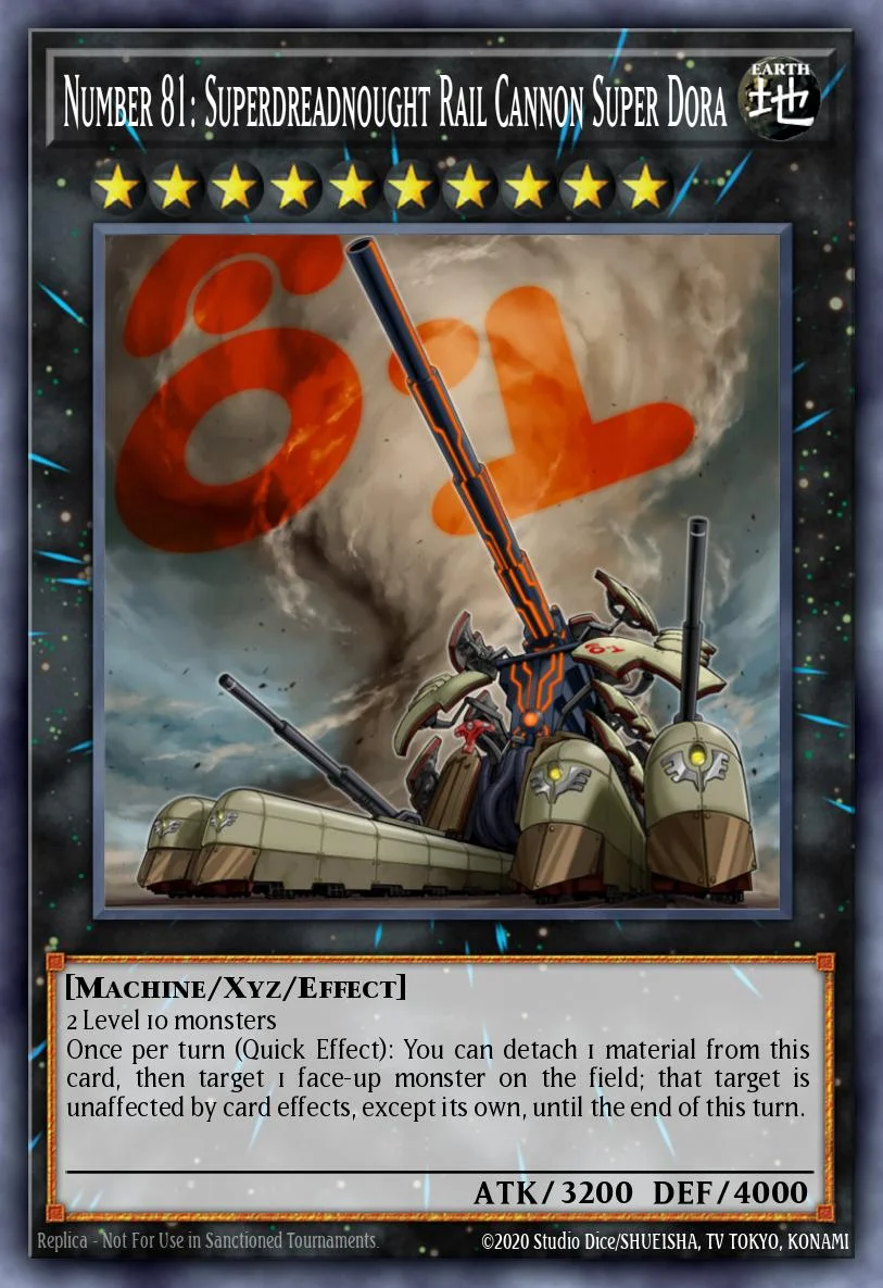 Number 81: Superdreadnought Rail Cannon Super Dora 「EN」