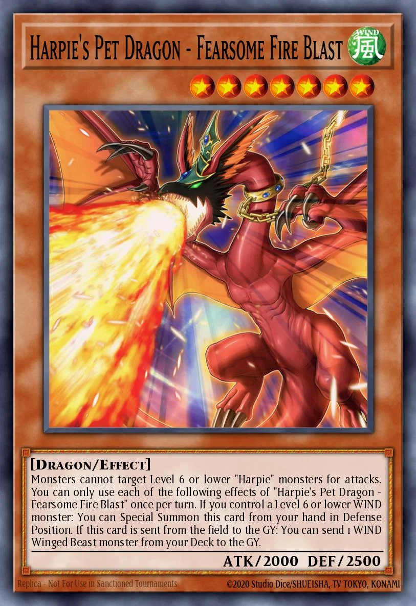 Harpie's Pet Dragon - Fearsome Fire Blast 「EN」