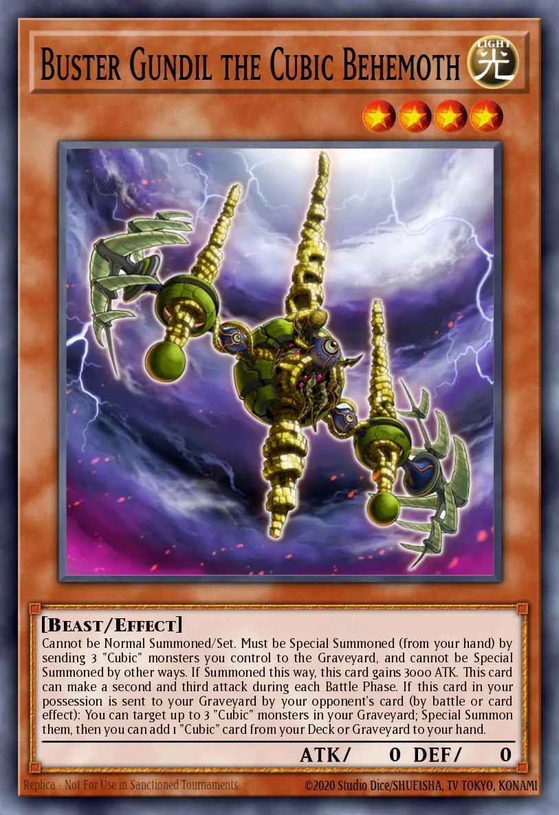 Buster Gundil the Cubic Behemoth 「EN」