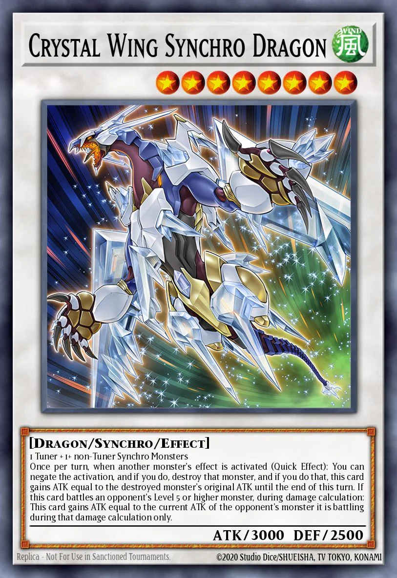 Crystal Wing Synchro Dragon 「EN」